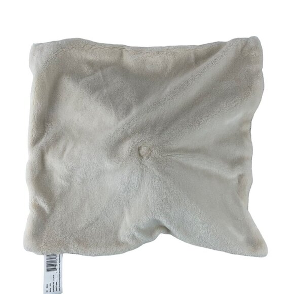 Kellytoy K Luxe Grey‎ Elephant Lovey 14" Baby Security Blanket Cream Back Rattle - Picture 6 of 7
